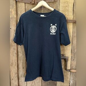 Buden Shouten Japanese Shirt Mens/Womens L Black Tee Vintage
